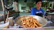 Philippines Food in Manila - Best BANANA EGG ROLLS (Turon) at Mang Tootz Food House!