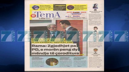 SHTYPI I DITES ME TITUJT E GAZETAVE E HENE 8 MAJ 2017 - News, Lajme - Kanali 9