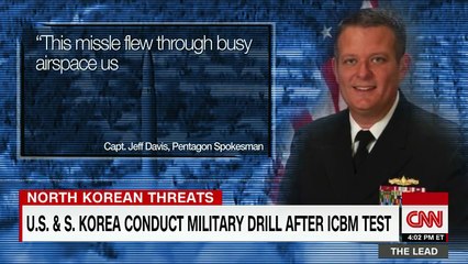 US responds to North Korean missile launch and please follow me