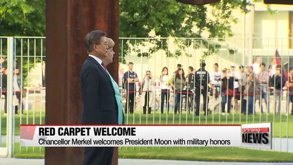 Merkel pledges support for President Moon's initiative to rein in North Korea