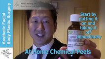 Watch Dr. Young Do a Chemical Peel on Himself & Discuss Acne Treatment & At Home Glycolic Peels
