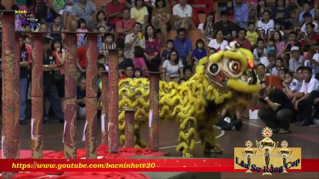 Đoàn lân sư rồng wushu Đền Kuantan (8.8 điểm)