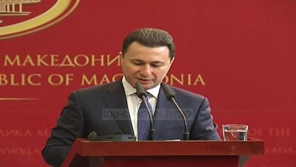 VMRO: Gruevski të largohet! - Top Channel Albania - News - Lajme