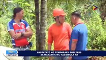 Pagtatayo ng temporary shelters sa Marawi City, nagsimula na