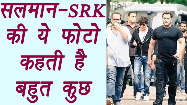 Shahrukh Khan, Salman Khan PHOTO from Anand L Rai's SET goes VIRAL | FilmiBeat