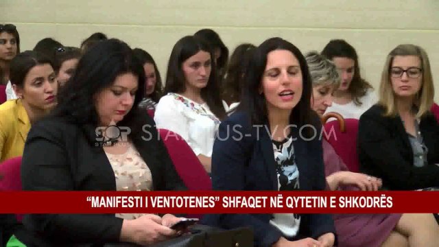 “MANIFESTI I VENTOTENES” SHFAQET NË QYTETIN E SHKODRËS