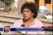 Chosica: damnificados arriesgan sus vidas habitando casas destruidas por huaicos