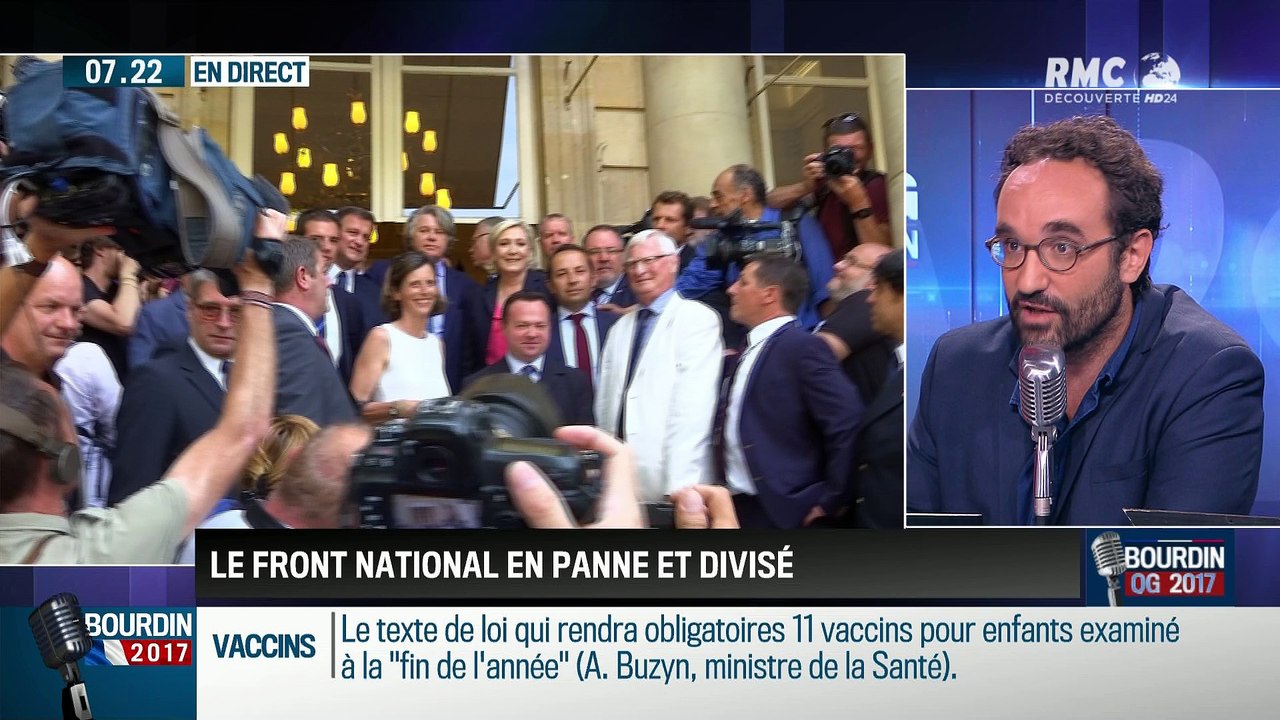 QG Bourdin 2017 : Le FN en panne et divisé - 06/07