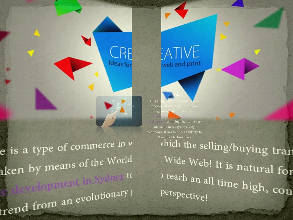 E commerce website design and development in Sy...