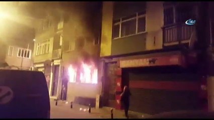 Bakırköy’de Korkutan Yangın