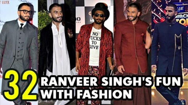 Ranveer Singh's 32 Most Quirky Fashion Moments Ranveer Singh Turns 32 Happy Birthday