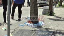Report TV - Tirana pas protestës së opozitës, nis pastrimi