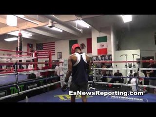 Daquan Mays at the Mayweather Boxing Club In Vegas - EsNews Boxing