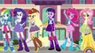 My Little Pony Equestria Girls Transform Into Disney Princess Mermaids | Coloring Videos F
