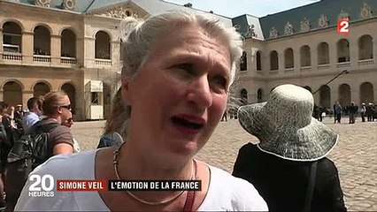 Des français en larmes sur France 2 en évoquant Simone Veil - Regardez