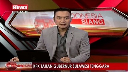 KPK Tahan Gubernur Sulawesi Tenggara, Kerabat dan Pendukung Menangis