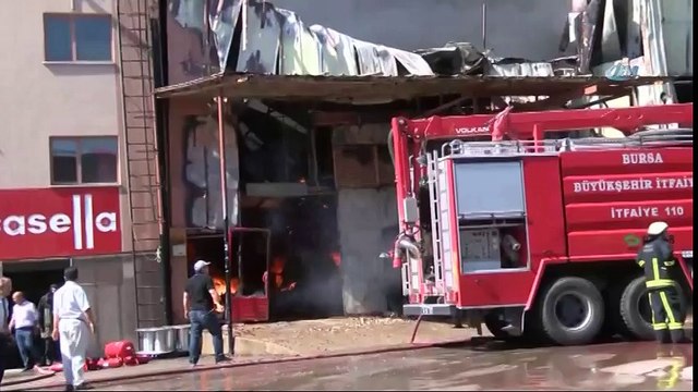 Tekstil Fabrikası Alev Alev Yanıyor