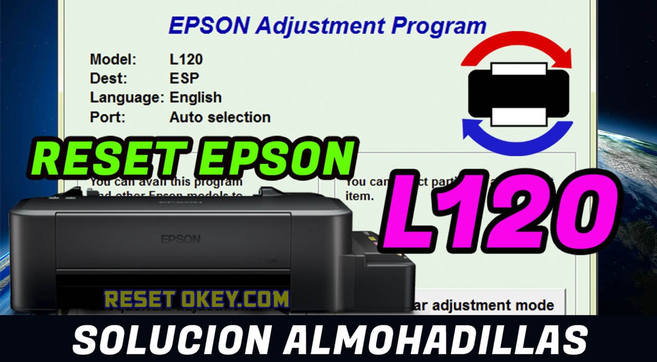 Reset EPSON L120 Solucion Almohadillas han llegado al final de su vida Util  - 100 % Garantizado - Vídeo Dailymotion