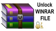 How to unlock winrar password protected files