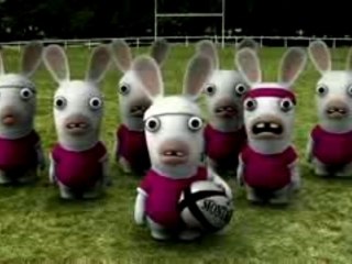 Haka des lapins crétins