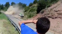 Accident spectaculaire en Rallye contre une falaise en Espagne ! Skoda Fabia R5 - Albert Orriols