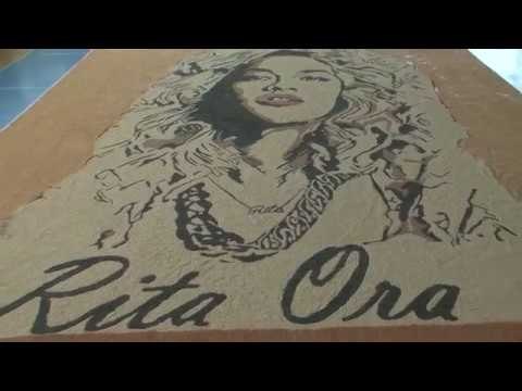 Alkenti përfundon mozaikun ''Rita Ora'' për librin Guinness - Lajme