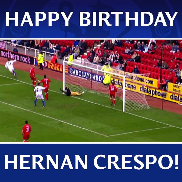Happy Birthday Hernan Crespo