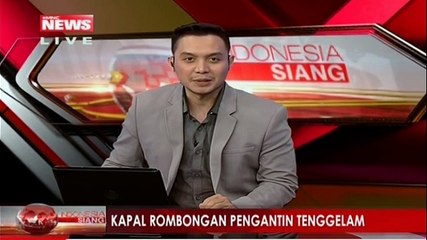 Kapal Rombongan Pengantin Tenggelam, 6 Orang Tewas