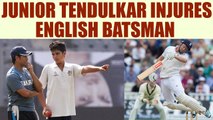South Africa vs England test : Jonny Bairstow injured by Arjun Tendulkar | Oneindia News