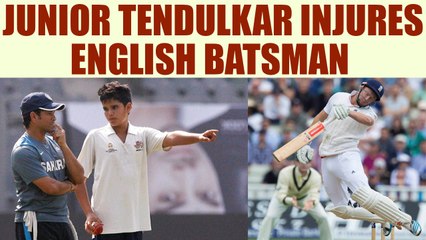South Africa vs England test : Jonny Bairstow injured by Arjun Tendulkar | Oneindia News