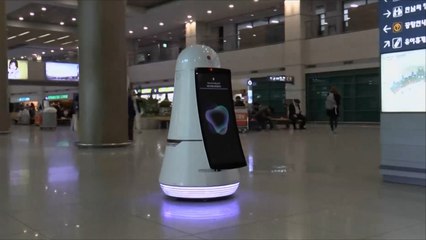 هذا الصباح- روبوتات للتفاعل مع المسافرين بمطار كوريا الجنوبية