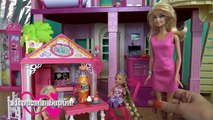 Sesenta y cinco y la serie de dibujos animados con juguetes golosinas Barbie Rapunzel que obelas la torta de Fanta