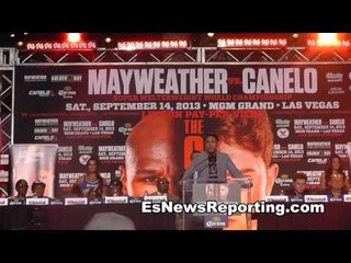 de la hoya canelo alvarez beats floyd mayweather