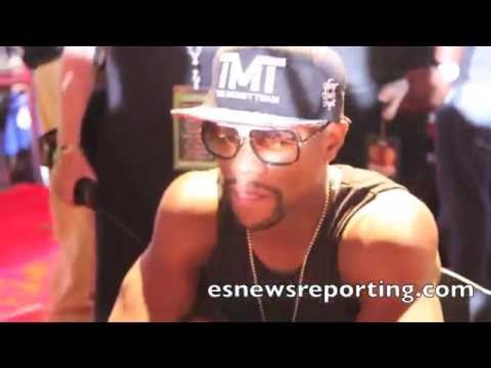 Floyd Mayweather if you talk trash i'll talk trash