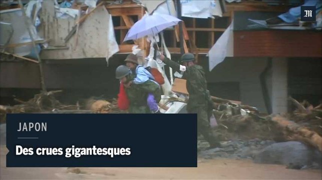 Gigantesques crues au Japon