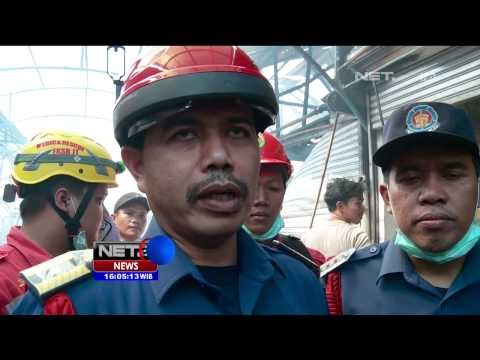 Puluhan Kios Hangus Terbakar di Pasar Rebo Ciracas - NET16