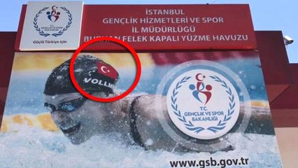 Bakanlık, Afişte Türk Yüzücü Yerine ABD'liyi Fotomontajlayarak Kullandı