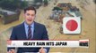 Heavy rain in Japan: at least 2 dead, 11 missing