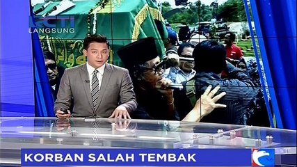 Isak Tangis Iringi Keberangkatan Jenazah Korban Salah Tembak