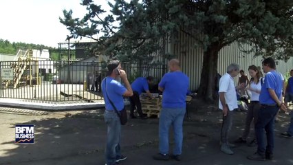 PSA, évacuation de matériel par hélicoptère