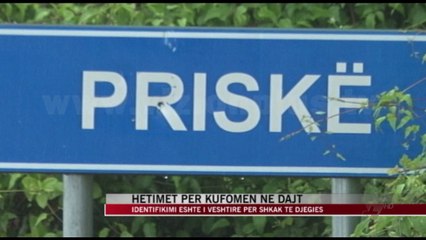 Hetimet për kufomën në Dajt. Identifikimi, i vështirë - News, Lajme - Vizion Plus