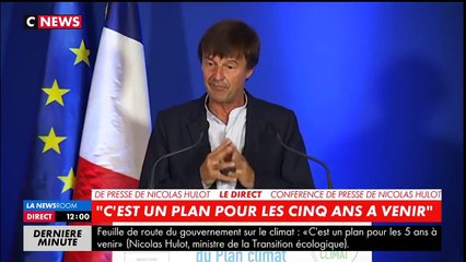 Nicolas Hulot annonce la fin de la vente des voitures à essence et diesel d'ici 2040 - VIDEO