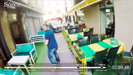 Milli atlet tramvayla yarıştı