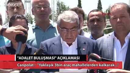 CHP İstanbul İl Başkanı Cemal Canpolat'tan "Adalet Buluşması" açıklaması