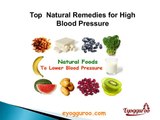 Natural Remedies for  Lower High  Blood Pressure