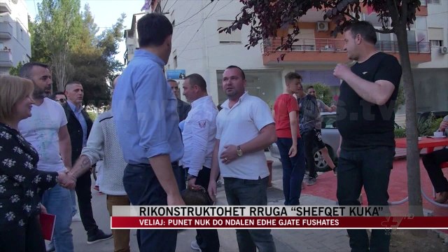 Rikonstruktohet rruga “Shefqet Kuka” - News, Lajme - Vizion Plus