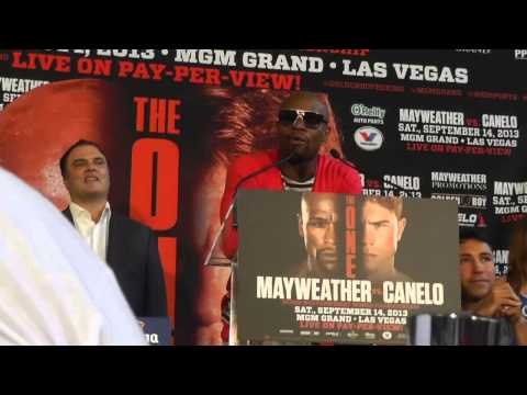 Fans Screaming at Floyd Mayweather - mayweather vs canelo alvarez