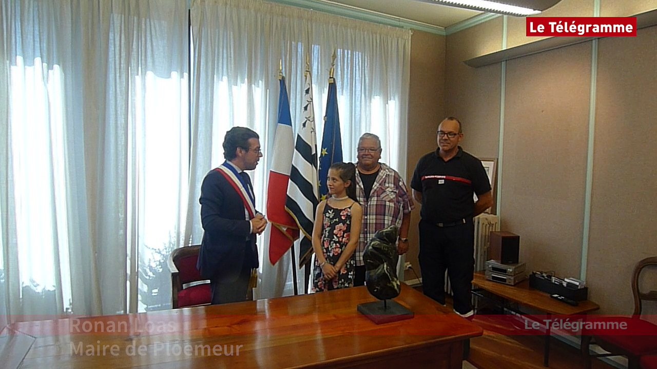 Bravoure. Une Lorientaise de 13 ans célébrée à Ploemeur