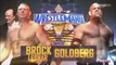 goldberg vs brock lesnar universal championship 2017 wrestlemania 33 highlights -HD