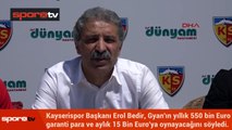 Asamoah Gyan imzaladı! Kayserispor Başkanı Erol Bedir maliyeti açıkladı